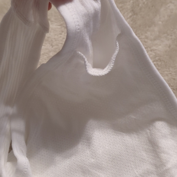White Ribbed Bra - Picture 5 of 7